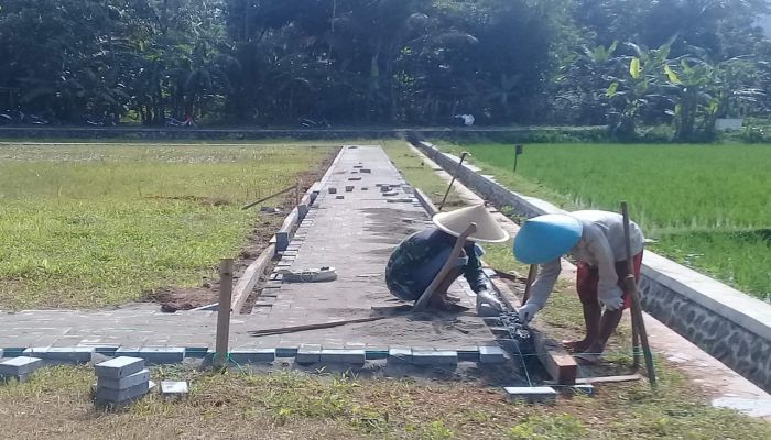 Pembangunan Lapangan Desa Dimulai, Bakal Dilengkapi Jogging Track 01