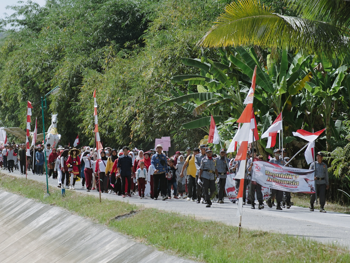 Karnaval HUT RI ke-79 di Desa Pohkumbang 01
