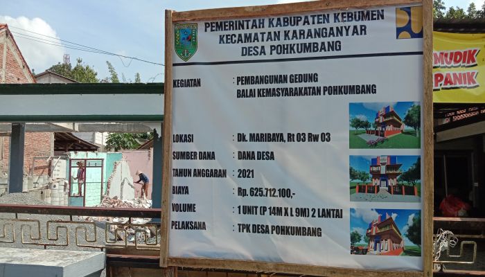 Pembangunan Gedung Balai Kemasyarakatan