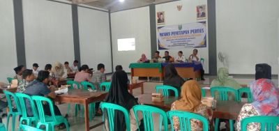 MUSDES PENETAPAN PERDES LAPORAN PERTANGGUNGJAWABAN REALISASI APBDES TAHUN 2024