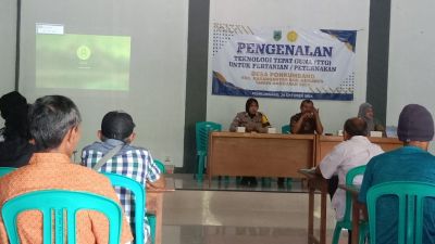 PELATIHAN /PENYULUHAN TTG ( TEKNOLOGI TEPAT GUNA ) DESA POHKUMBANG KECAMATAN KARANGANYAR KABUPATEN KEBUMEN