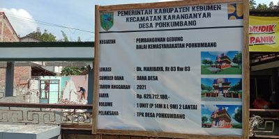 Pembangunan Gedung Balai Kemasyarakatan